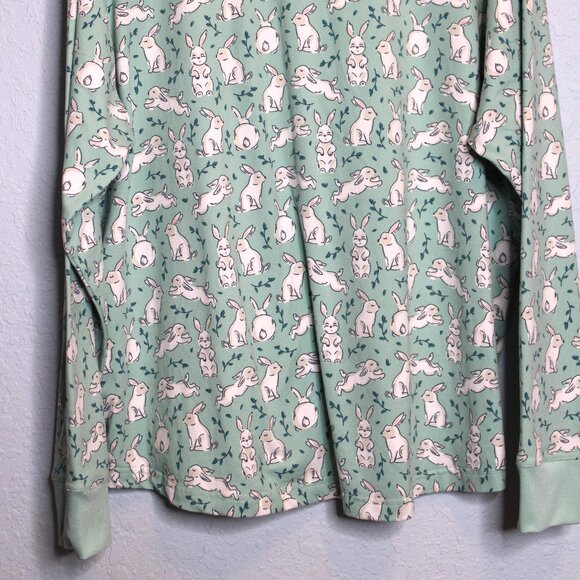 Women's Long Sleeve Soft Bunny Rabbit Cozy Pajama Set 2XL XXL - Picture 5 of 11